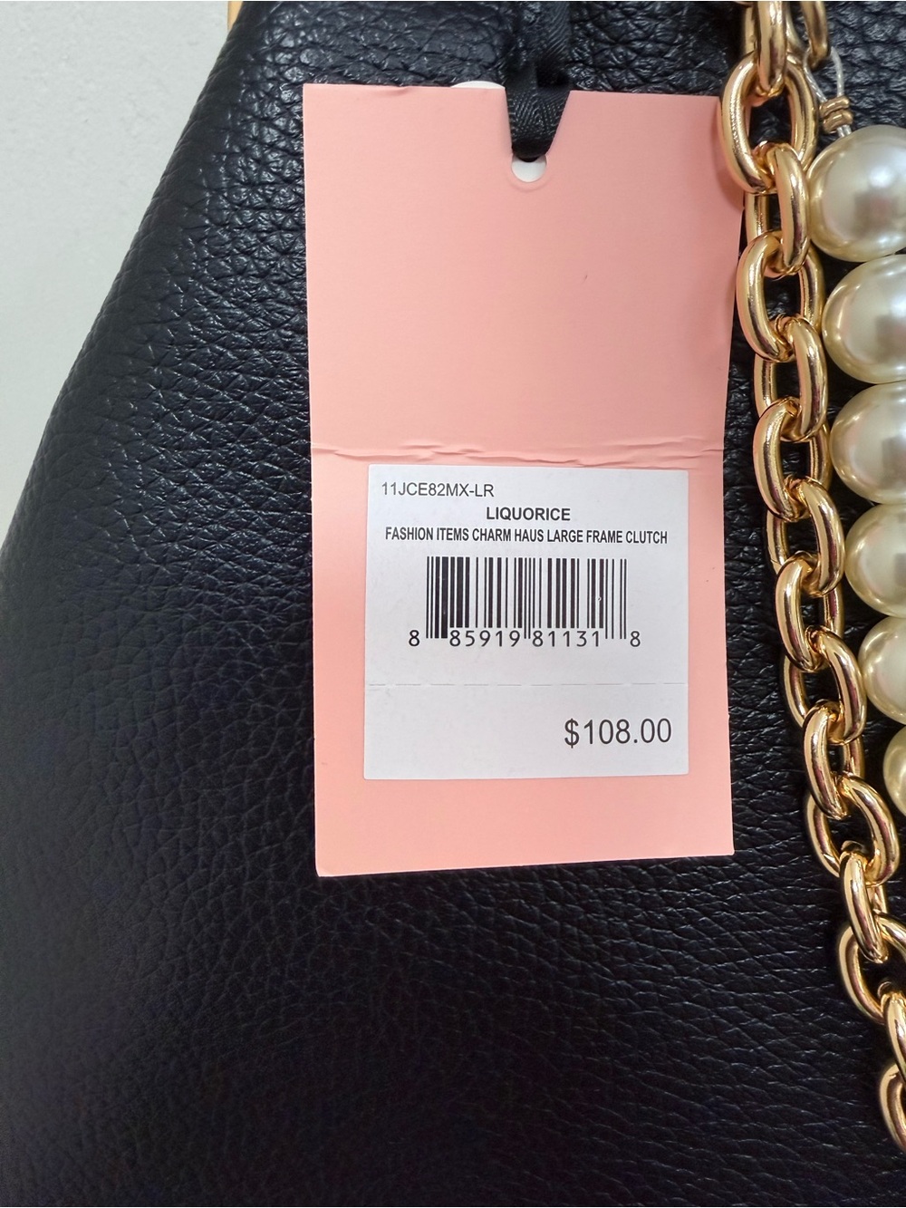 NWT Juicy Couture Charm Haus Large Frame Viral Kiss Lock Bag In Black Y2K - Picture 2 of 8